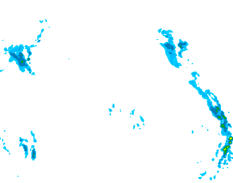 GDPS precipitation 150 hour forecast chart for Canada based on 2026/04/15 0000Z data