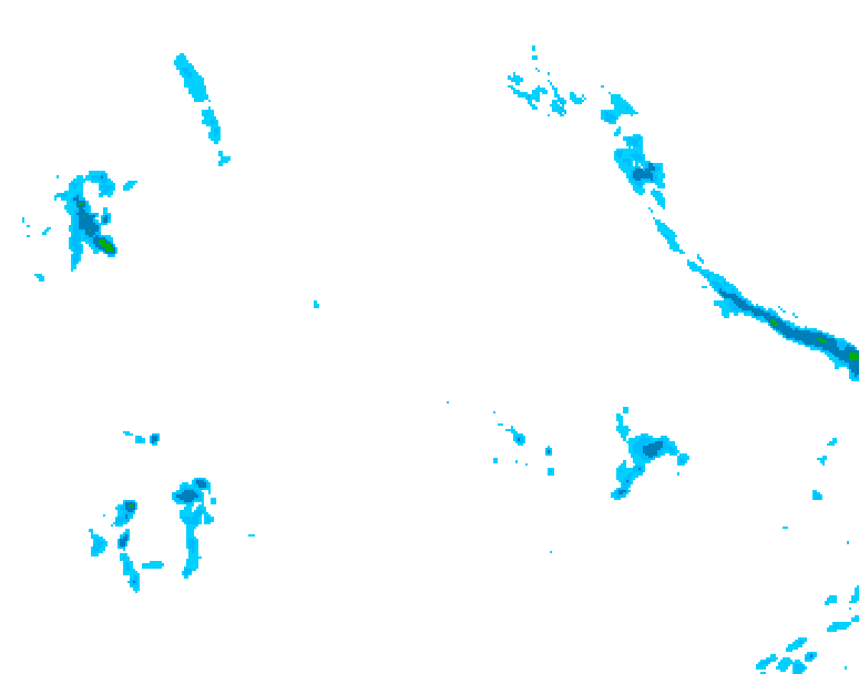 GDPS precipitation 174 hour forecast chart for Canada based on 2026/04/15 0000Z data