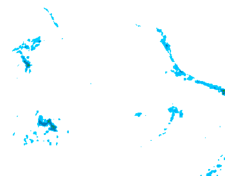 GDPS precipitation 180 hour forecast chart for Canada based on 2026/04/15 0000Z data