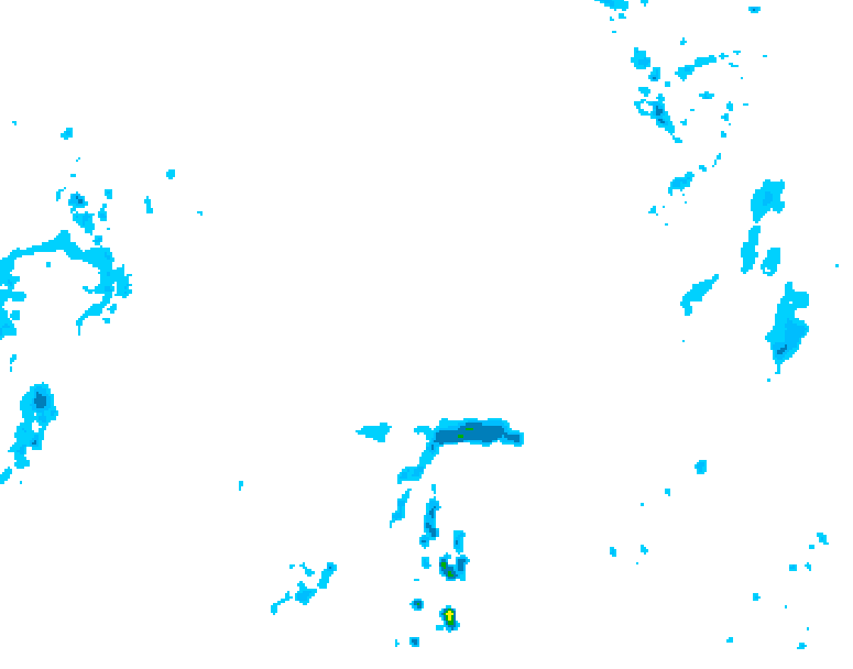 GDPS precipitation 054 hour forecast chart for Canada based on 2026/04/15 1200Z data