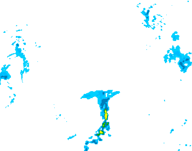 GDPS precipitation 060 hour forecast chart for Canada based on 2026/04/15 1200Z data