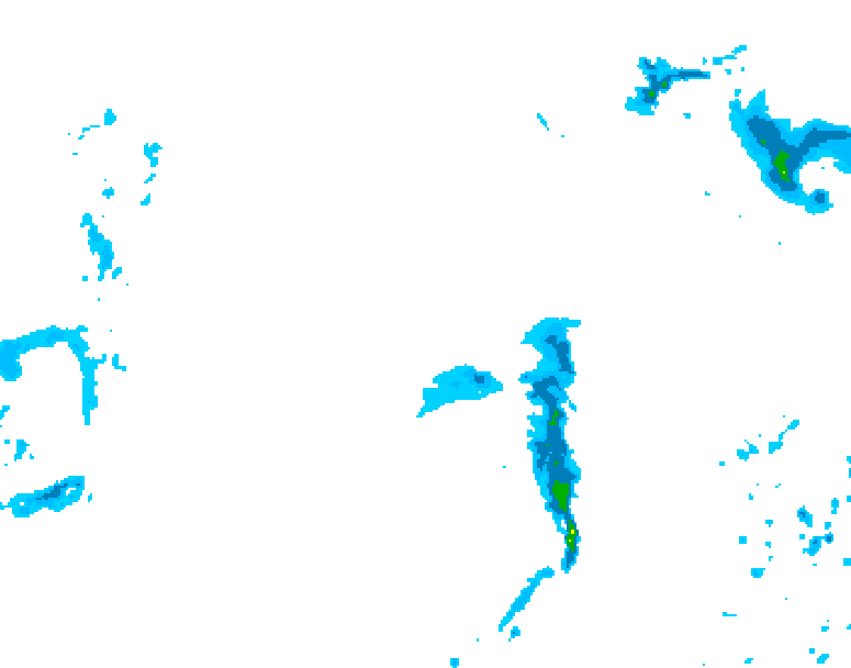 GDPS precipitation 078 hour forecast chart for Canada based on 2026/04/15 1200Z data