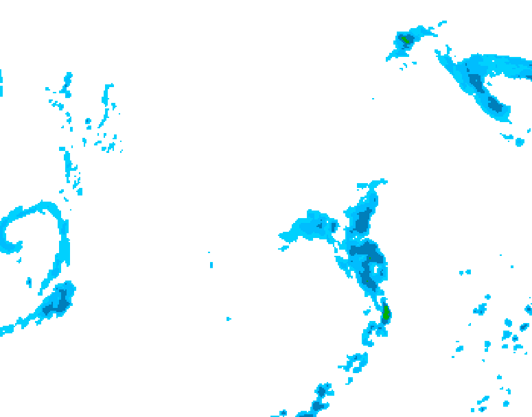GDPS precipitation 084 hour forecast chart for Canada based on 2026/04/15 1200Z data