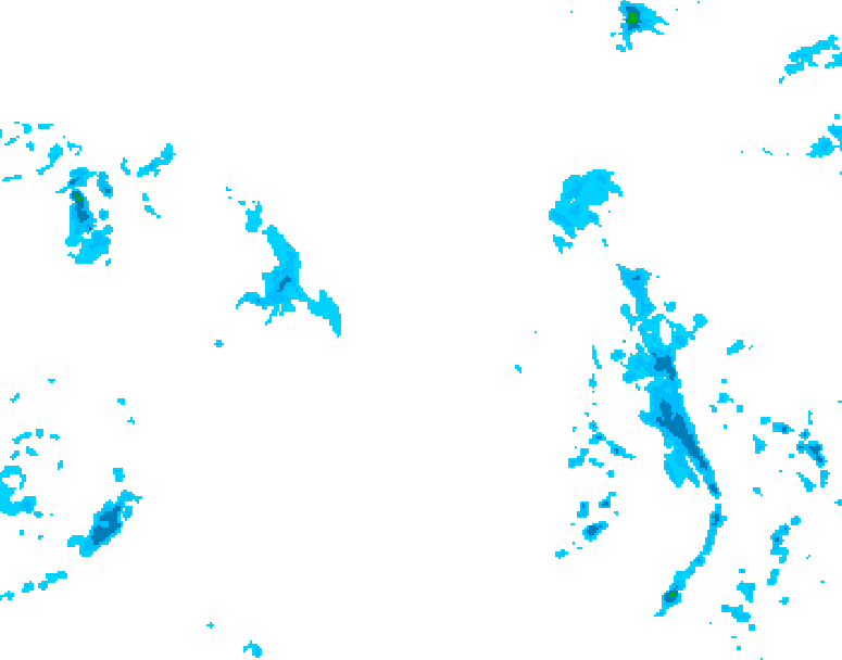 GDPS precipitation 108 hour forecast chart for Canada based on 2026/04/15 1200Z data
