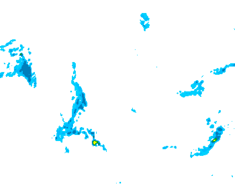 GDPS precipitation 186 hour forecast chart for Canada based on 2026/04/15 1200Z data