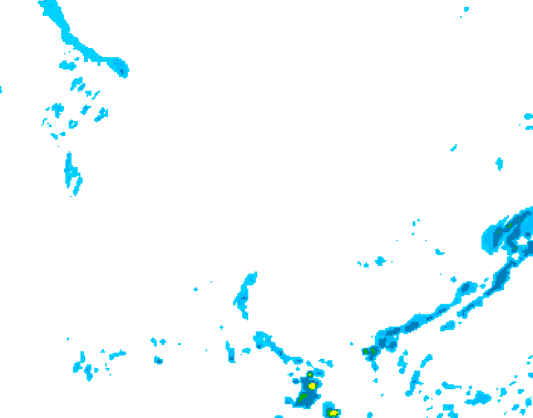 GDPS precipitation 228 hour forecast chart for Canada based on 2026/04/15 1200Z data