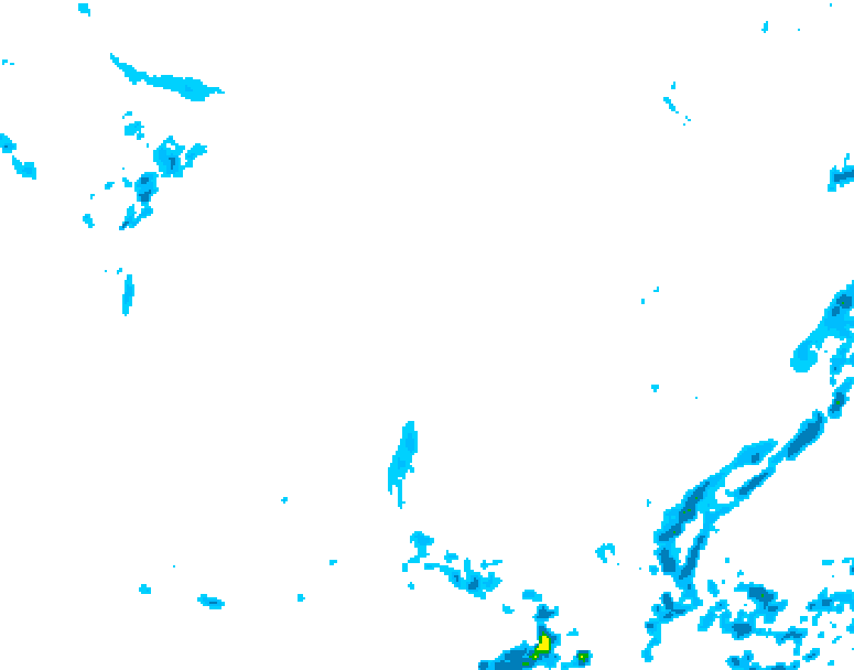 GDPS precipitation 234 hour forecast chart for Canada based on 2026/04/15 1200Z data