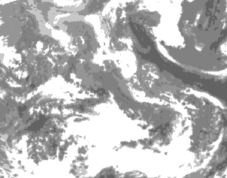 GDPS total cloud 156 hour forecast chart for Canada based on 2026/04/15 1200Z data