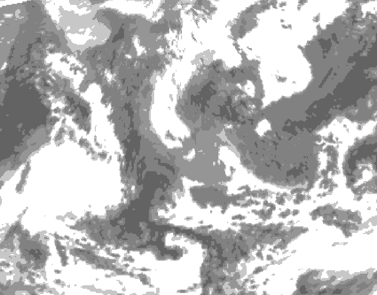 GDPS total cloud 204 hour forecast chart for Canada based on 2026/04/15 1200Z data
