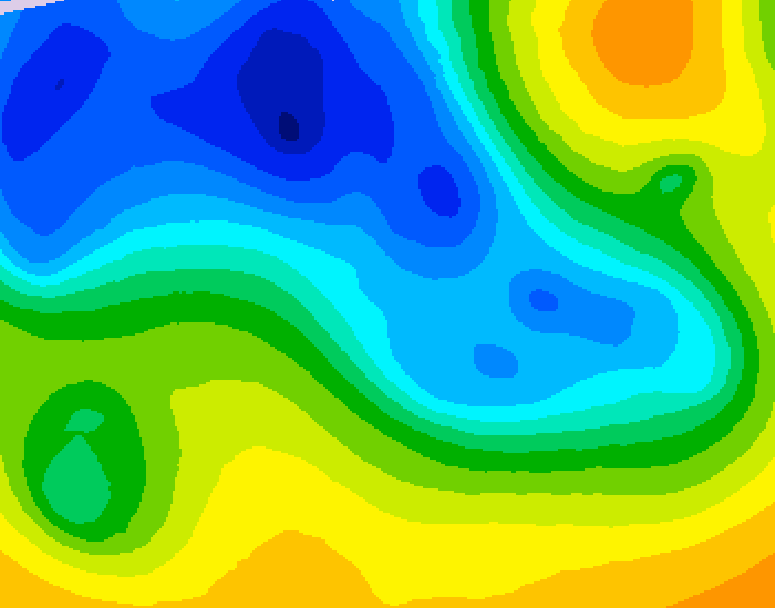 GDPS 500 millibar geopotential height 144 hour forecast chart for Canada based on 2026/04/16 0000Z data