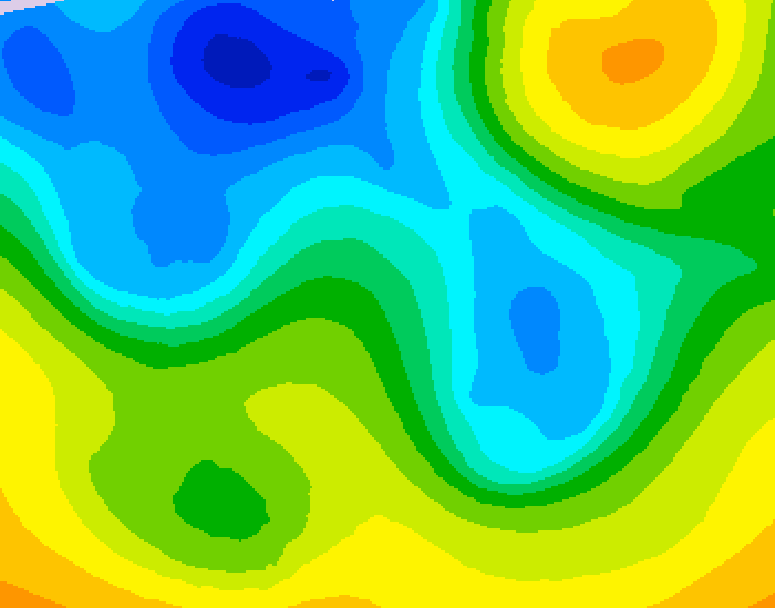 GDPS 500 millibar geopotential height 174 hour forecast chart for Canada based on 2026/04/16 0000Z data