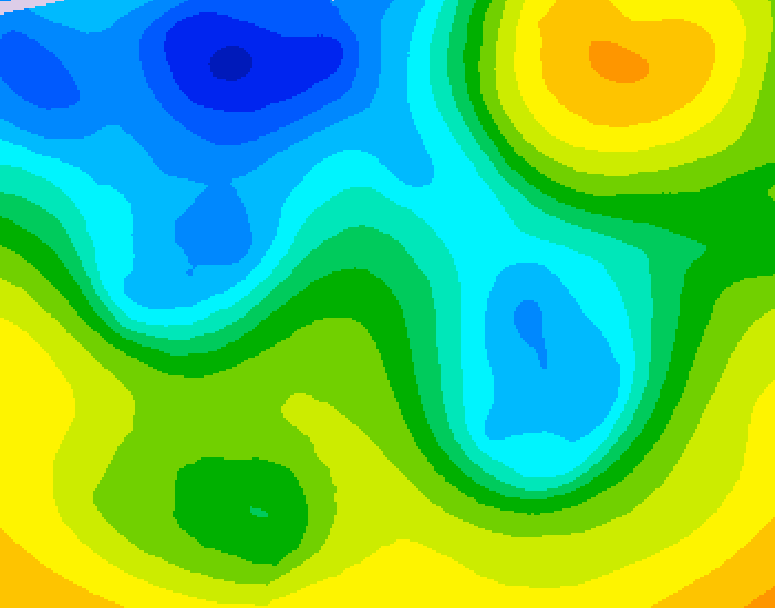 GDPS 500 millibar geopotential height 180 hour forecast chart for Canada based on 2026/04/16 0000Z data