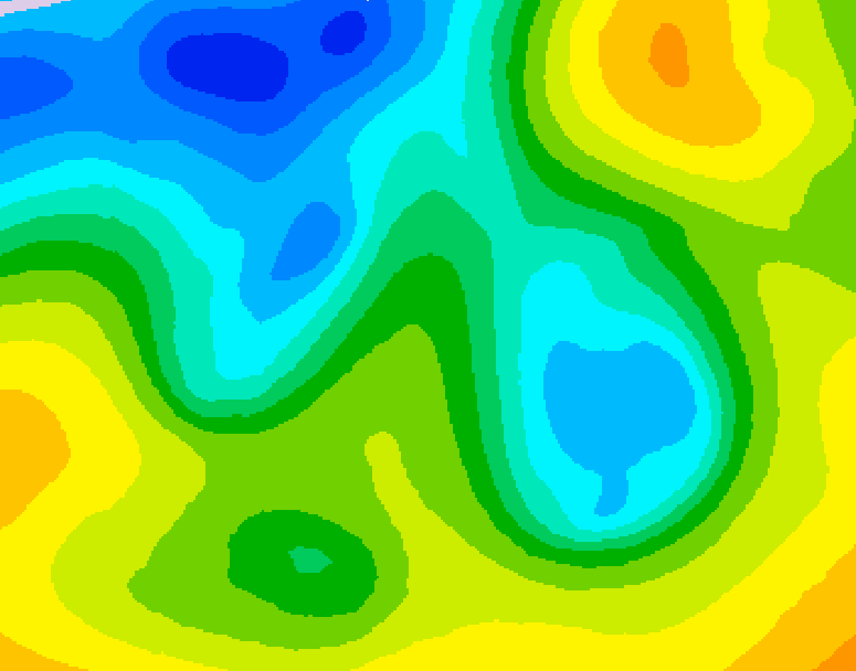GDPS 500 millibar geopotential height 192 hour forecast chart for Canada based on 2026/04/16 0000Z data
