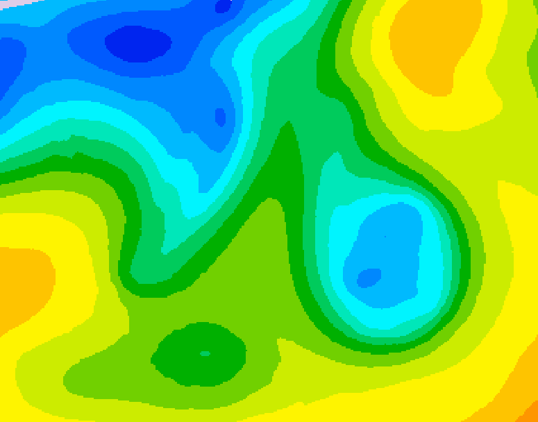 GDPS 500 millibar geopotential height 204 hour forecast chart for Canada based on 2026/04/16 0000Z data