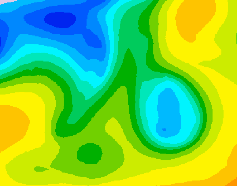 GDPS 500 millibar geopotential height 210 hour forecast chart for Canada based on 2026/04/16 0000Z data
