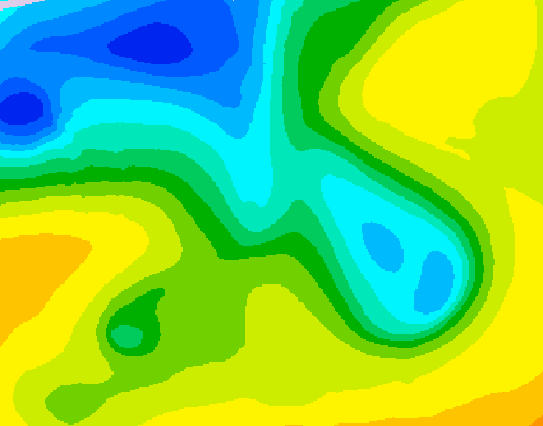 GDPS 500 millibar geopotential height 228 hour forecast chart for Canada based on 2026/04/16 0000Z data