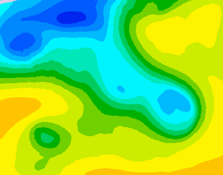 GDPS 500 millibar geopotential height 240 hour forecast chart for Canada based on 2026/04/16 0000Z data