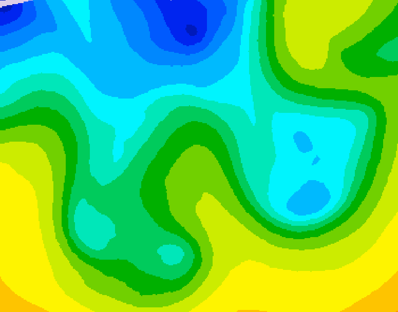 GDPS 500 millibar geopotential height 180 hour forecast chart for Canada based on 2026/04/16 1200Z data