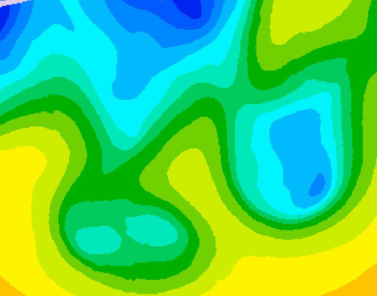 GDPS 500 millibar geopotential height 192 hour forecast chart for Canada based on 2026/04/16 1200Z data