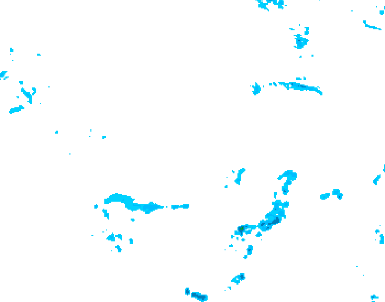 GDPS precipitation 018 hour forecast chart for Canada based on 2026/04/16 0000Z data