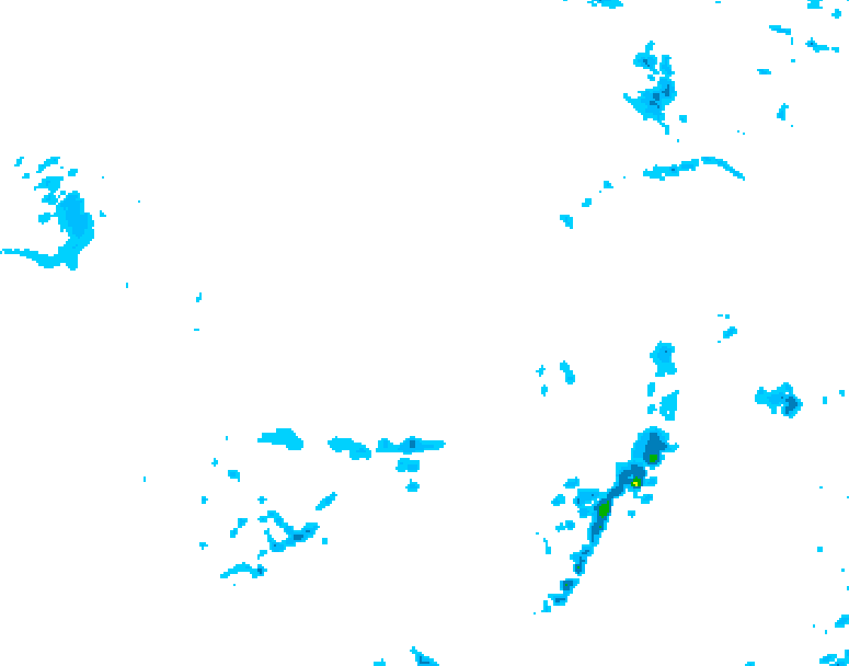 GDPS precipitation 024 hour forecast chart for Canada based on 2026/04/16 0000Z data