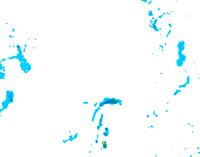 GDPS precipitation 042 hour forecast chart for Canada based on 2026/04/16 0000Z data