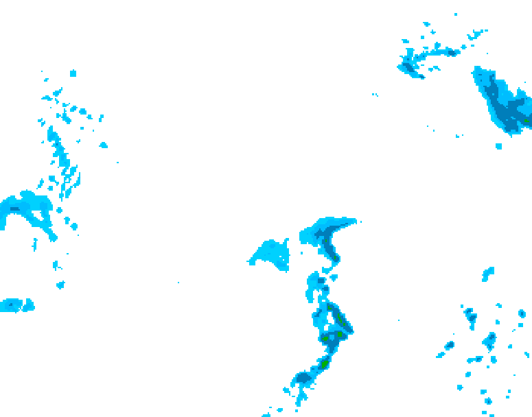 GDPS precipitation 060 hour forecast chart for Canada based on 2026/04/16 0000Z data