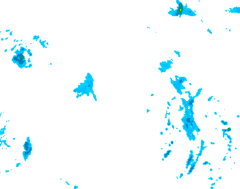 GDPS precipitation 096 hour forecast chart for Canada based on 2026/04/16 0000Z data