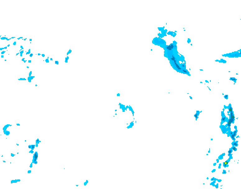 GDPS precipitation 120 hour forecast chart for Canada based on 2026/04/16 0000Z data