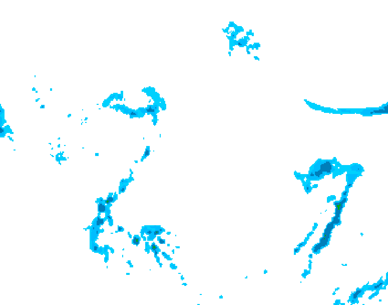 GDPS precipitation 180 hour forecast chart for Canada based on 2026/04/16 0000Z data