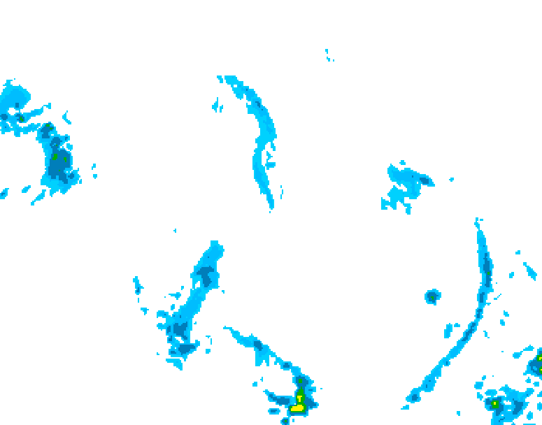 GDPS precipitation 204 hour forecast chart for Canada based on 2026/04/16 0000Z data