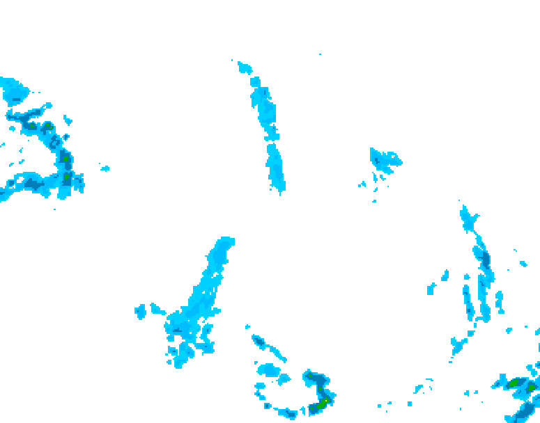 GDPS precipitation 210 hour forecast chart for Canada based on 2026/04/16 0000Z data