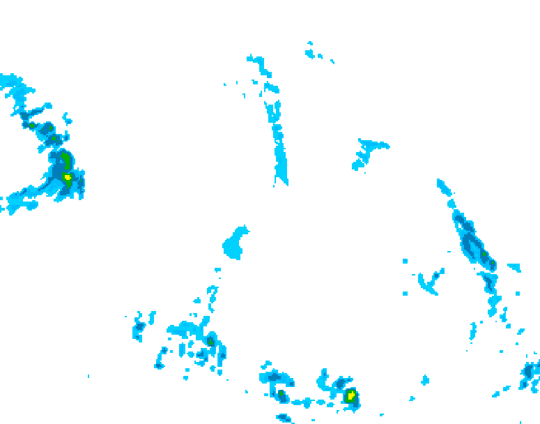 GDPS precipitation 216 hour forecast chart for Canada based on 2026/04/16 0000Z data
