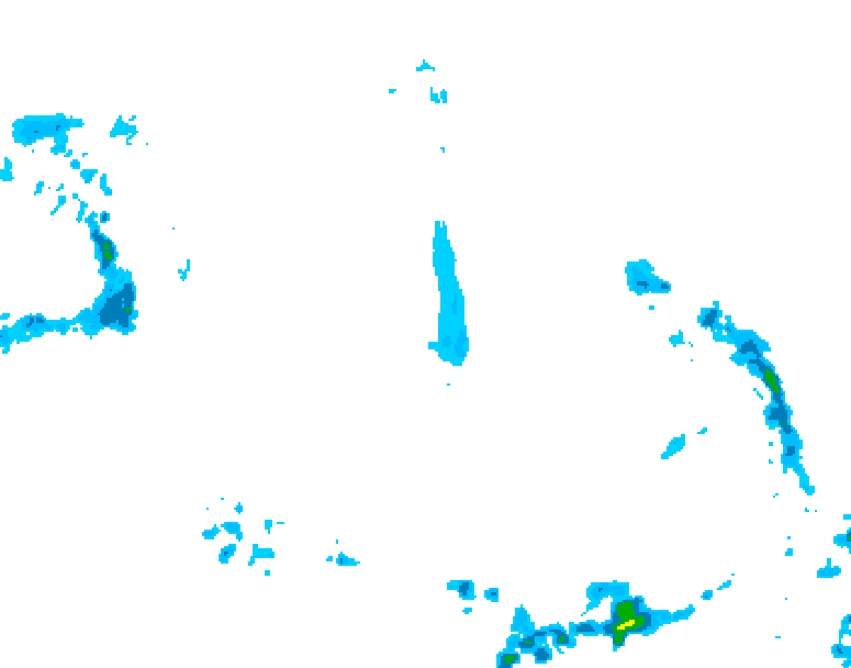 GDPS precipitation 228 hour forecast chart for Canada based on 2026/04/16 0000Z data