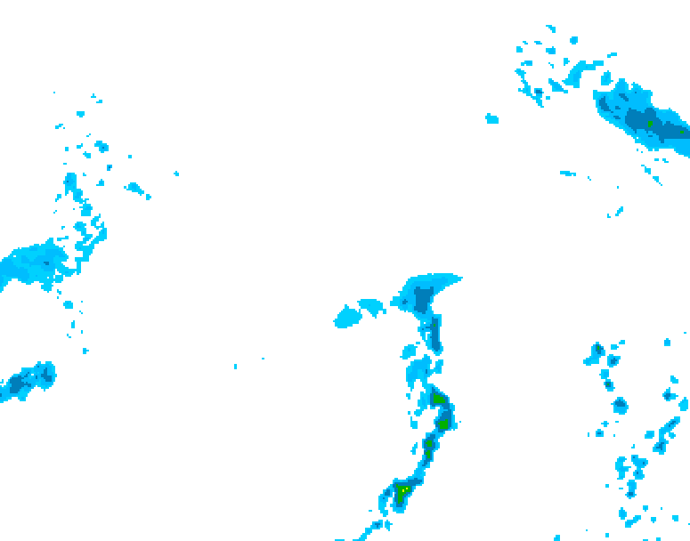 GDPS precipitation 048 hour forecast chart for Canada based on 2026/04/16 1200Z data
