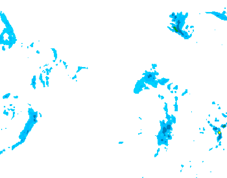 GDPS precipitation 072 hour forecast chart for Canada based on 2026/04/16 1200Z data