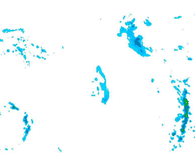 GDPS precipitation 108 hour forecast chart for Canada based on 2026/04/16 1200Z data