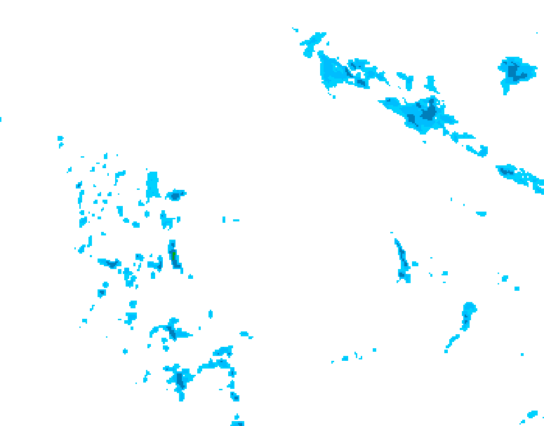 GDPS precipitation 156 hour forecast chart for Canada based on 2026/04/16 1200Z data
