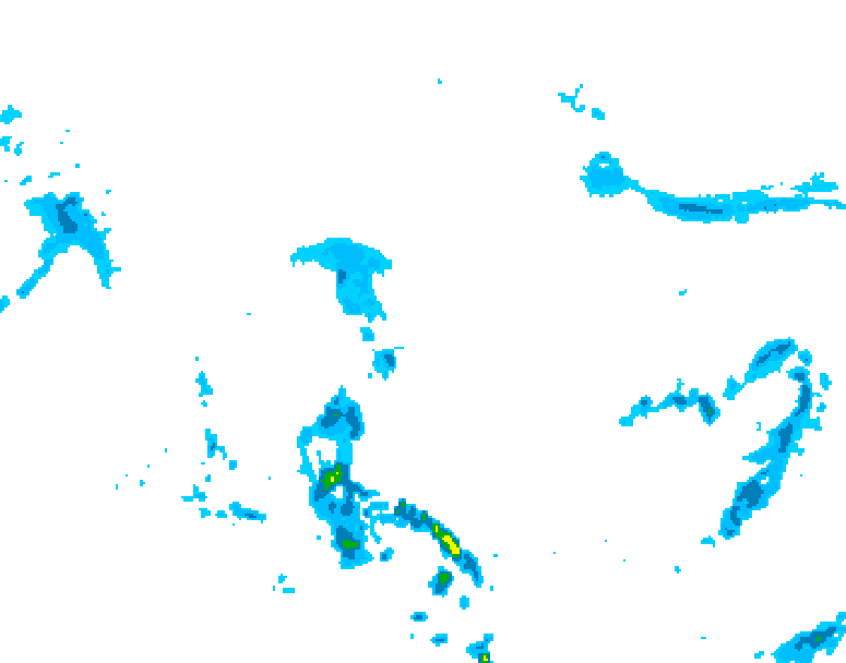 GDPS precipitation 180 hour forecast chart for Canada based on 2026/04/16 1200Z data