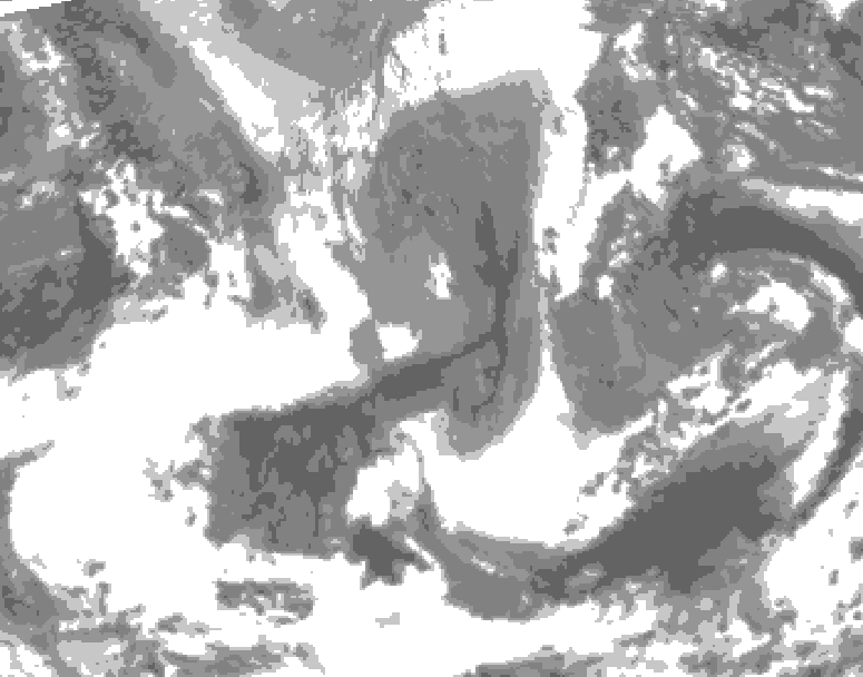 GDPS total cloud 222 hour forecast chart for Canada based on 2026/04/16 1200Z data