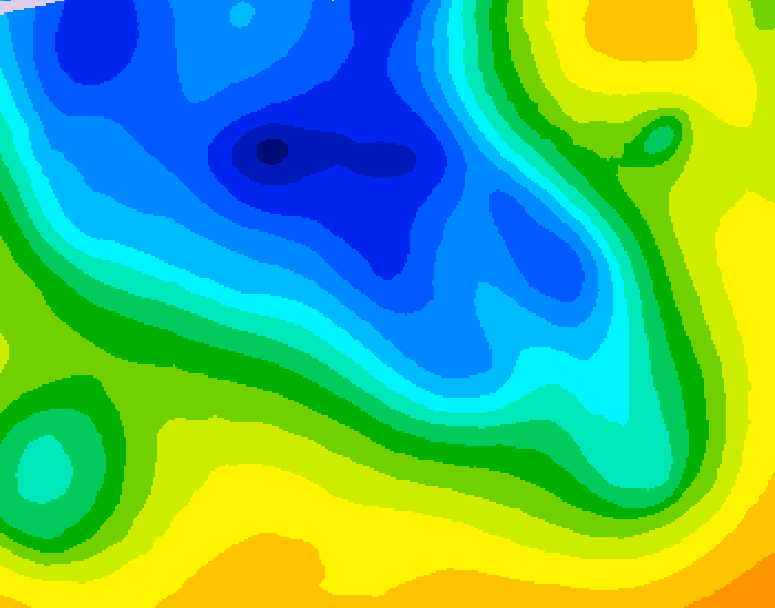 GDPS 500 millibar geopotential height 108 hour forecast chart for Canada based on 2026/04/17 0000Z data