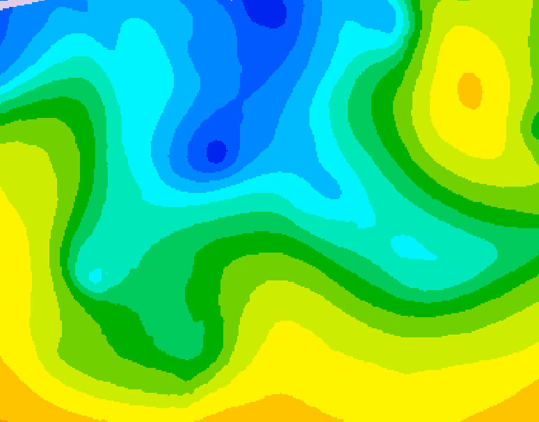 GDPS 500 millibar geopotential height 150 hour forecast chart for Canada based on 2026/04/17 0000Z data