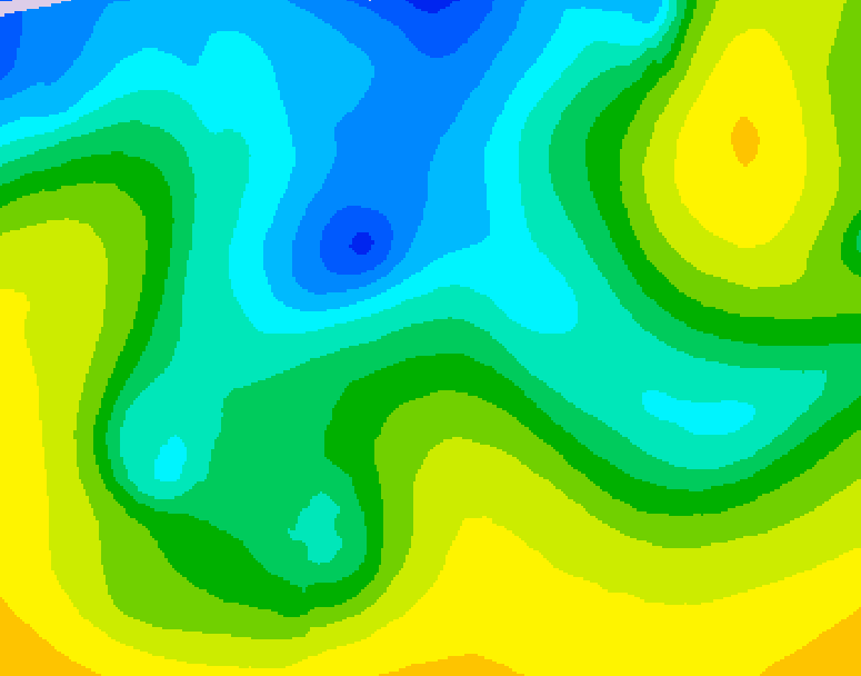 GDPS 500 millibar geopotential height 156 hour forecast chart for Canada based on 2026/04/17 0000Z data