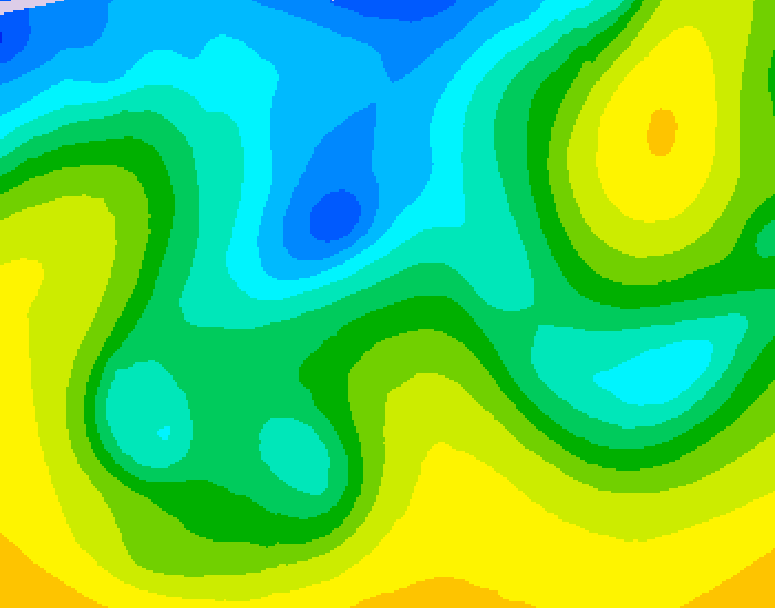 GDPS 500 millibar geopotential height 162 hour forecast chart for Canada based on 2026/04/17 0000Z data