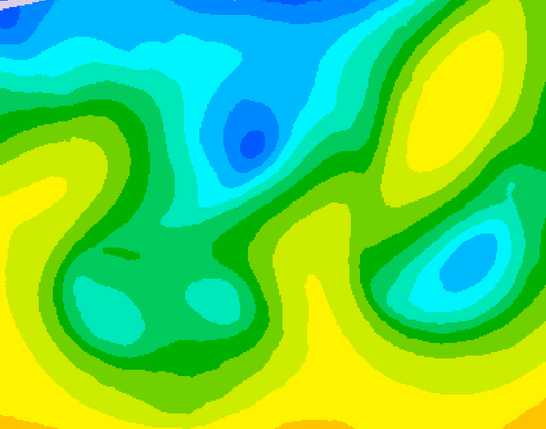 GDPS 500 millibar geopotential height 174 hour forecast chart for Canada based on 2026/04/17 0000Z data