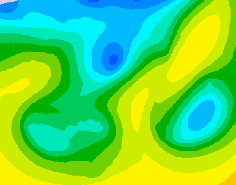 GDPS 500 millibar geopotential height 180 hour forecast chart for Canada based on 2026/04/17 0000Z data
