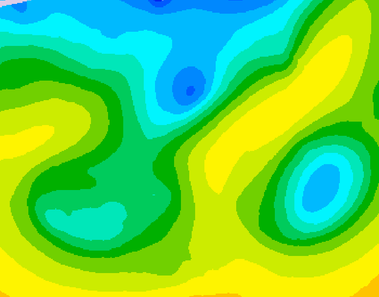 GDPS 500 millibar geopotential height 186 hour forecast chart for Canada based on 2026/04/17 0000Z data