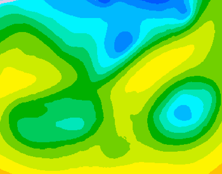 GDPS 500 millibar geopotential height 198 hour forecast chart for Canada based on 2026/04/17 0000Z data