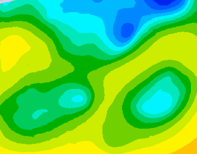 GDPS 500 millibar geopotential height 216 hour forecast chart for Canada based on 2026/04/17 0000Z data
