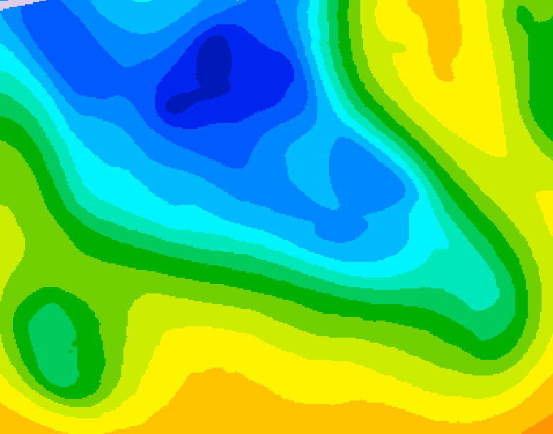 GDPS 500 millibar geopotential height 108 hour forecast chart for Canada based on 2026/04/17 1200Z data